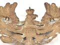 Preussen , Emblem für eine Pickelhaube für Mannschaften im 2. Nassauischen Infanterie Regiment Nr. 88. Befestigungsabstand etwa 75mm.