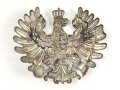 Preussen , Emblem für eine Pickelhaube Zoll oder Justiz. Silbern, die Auflage fehlt,