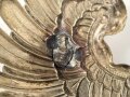 Preussen , Emblem für eine Pickelhaube Zoll oder Justiz. Silbern, die Auflage fehlt,