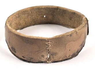 Kaiserreich, Teil eines Innenfutter für einen Helm der Kürassiere oder Jäger zu Pferd. Aussendurchmesser etwa 60cm