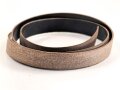 Dünner Lederstreifen, Breite 15mm, Länge mindestens 69cm. Sie erhalten ein originales Stück aus altem Lagerbestand