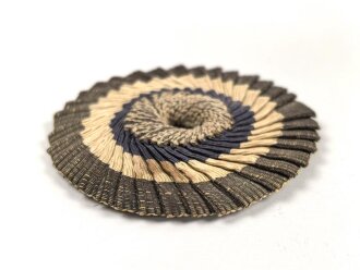 Bayern, Stoffkokarde für eine frühe Haube, Durchmesser 58mm.