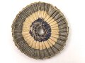 Bayern, Stoffkokarde für eine frühe Haube, Durchmesser 58mm.