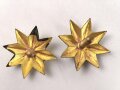 Kaiserreich, zwei Sternschrauben für eine Pickelhaube. Jeweils 20/21mm, neuzeitliche Fertigung