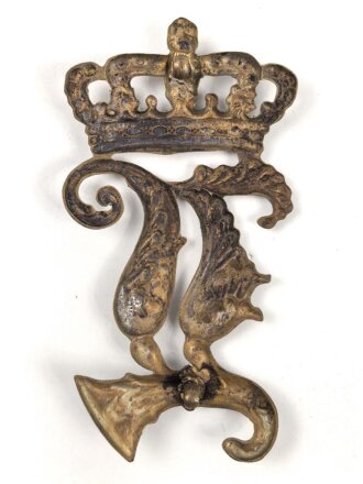 Bayern, Emblem für einen Raupenhelm. Gesamthöhe...