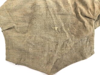 1.Weltkrieg, feldgrauer Überzug für einen  Mannschaftshelm der Kürassiere oder Jäger zu Pferd. Getragenes Stück in gutem Gesamtzustand