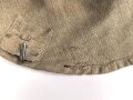 1.Weltkrieg, feldgrauer Überzug für einen Mannschaftshelm im Landwehr Infanterie Regiment 80. Grüne Nummer, so ab 1916 statt der roten Nummer getragen. Guter Gesamtzustand, mit Hersteller