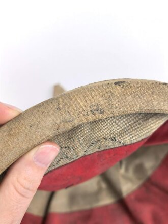 1.Weltkrieg, feldgrauer Überzug für eine Pickelhaube eines Angehörigen im Reserve Infanterie Regiment 29. Ausführung ab 1916 mit grüner Nummer, diese wurde auf einen bereits vorhandenen Bezug aufgenäht  ( wendbar mit Manöverband)