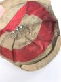 1.Weltkrieg, feldgrauer Überzug für eine Pickelhaube eines Angehörigen im Reserve Infanterie Regiment 29. Ausführung ab 1916 mit grüner Nummer, diese wurde auf einen bereits vorhandenen Bezug aufgenäht  ( wendbar mit Manöverband)