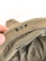 1.Weltkrieg, feldgrauer Überzug für eine Pickelhaube eines Angehörigen im bayrischen Feldartillerie Regiment 10. Ausführung ab 1916 mit grüner Nummer. Deutlich getragenes Stück