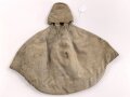 1.Weltkrieg, feldgrauer Überzug für eine Pickelhaube eines Angehörigen im bayrischen Feldartillerie Regiment 10. Ausführung ab 1916 mit grüner Nummer. Deutlich getragenes Stück
