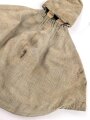 1.Weltkrieg, feldgrauer Überzug für eine Pickelhaube eines Angehörigen im bayrischen Feldartillerie Regiment 10. Ausführung ab 1916 mit grüner Nummer. Deutlich getragenes Stück