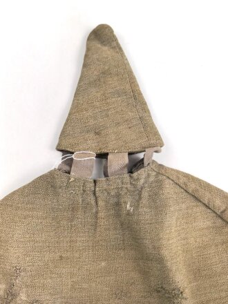 1.Weltkrieg, feldgrauer Überzug für eine Pickelhaube eines Angehörigen im Infanterie Regiment 164. Ausführung ab 1916 mit grüner Nummer. Deutlich getragenes Stück