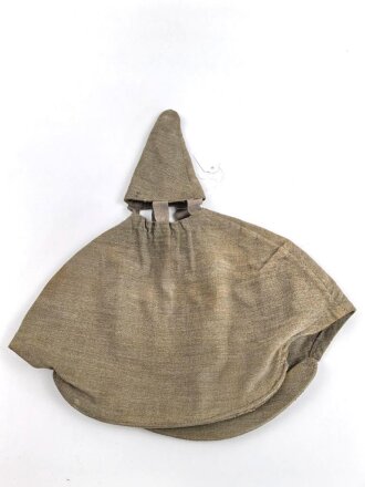1.Weltkrieg, feldgrauer Überzug für eine Pickelhaube eines Angehörigen im Infanterie Regiment 164. Ausführung ab 1916 mit grüner Nummer. Deutlich getragenes Stück