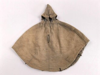 1.Weltkrieg, feldgrauer Überzug für eine Pickelhaube für Mannschaften im hessischen Infanterie Rergiment 115. Kammerstück von 1912, Hersteller aus Konstanz