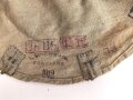 1.Weltkrieg, feldgrauer Überzug für eine Pickelhaube für Mannschaften im hessischen Infanterie Rergiment 115. Kammerstück von 1912, Hersteller aus Konstanz