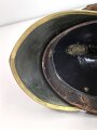 Bayern, Mannschaftshelm für Kürassiere Modell 1842 in der Trageweise ab 1864. Gereinigt und " Restauriertes"  Kammerstück, das Innenfutter fehlt.
