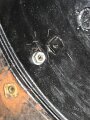 Bayern, Mannschaftshelm für Kürassiere Modell 1842 in der Trageweise ab 1864. Gereinigt und " Restauriertes"  Kammerstück, das Innenfutter fehlt.