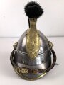 Bayern, Mannschaftshelm für Kürassiere Modell 1842 in der Trageweise ab 1864. Gereinigt und " Restauriertes"  Kammerstück, das Innenfutter fehlt.