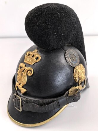 Bayern, Raupenhelm Modell 1868 für Mannschaften der...