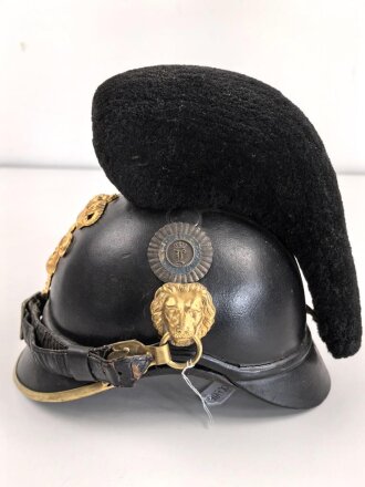 Bayern, Raupenhelm Modell 1868 für Mannschaften der...