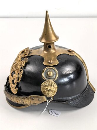 Bayern, Pickelhaube für einen Offizier der Polizei....