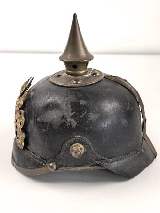 Bayern, Pickelhaube für Mannschaften der Infanterie....