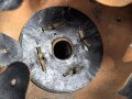 Bayern, Pickelhaube für Mannschaften der Infanterie. Kammerstück , die Vorderschirmnäht gelöst, sonst guter Gesamtzustand, ungereinuigt.