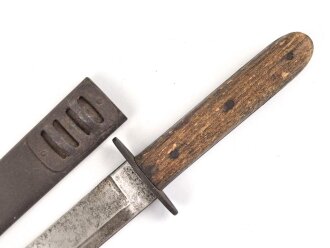 Österreich 1. Weltkrieg, Grabendolch, Kampfmesser Modell 1917. Getragenes Stück, gereinigt