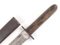 Österreich 1. Weltkrieg, Grabendolch, Kampfmesser Modell 1917. Getragenes Stück, gereinigt