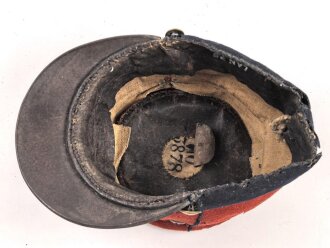Frankreich, Käppi für Mannschaften Modell 1884. Leicht mottig, ungereinigt