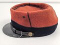 Frankreich, Käppi für Mannschaften Modell 1884. ungereinigt