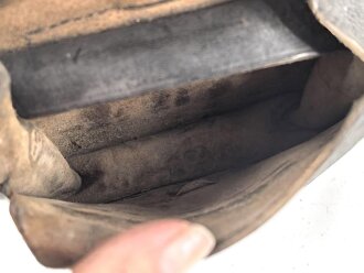 Frankreich, Koppel für Mannschaften mit zwei Patronentaschen Modell 1888 und Koppelschuh. Ungereinigt, guter Gesamtzustand