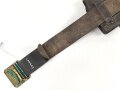 Frankreich, Koppel für Mannschaften mit zwei Patronentaschen Modell 1888 und Koppelschuh. Ungereinigt, guter Gesamtzustand