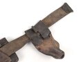 Frankreich, Koppel für Mannschaften mit zwei Patronentaschen Modell 1888 und Koppelschuh. Ungereinigt, guter Gesamtzustand