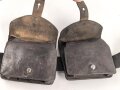Frankreich, Koppel für Mannschaften mit zwei Patronentaschen Modell 1888 und Koppelschuh. Ungereinigt, guter Gesamtzustand