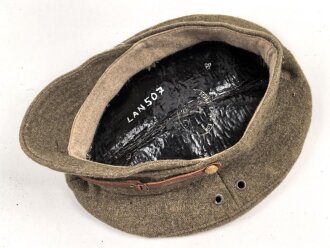 British WWI, Enlisted mans "Trench cap" dated 1917. Size 7, very good condition