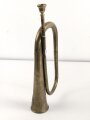Zaristisches Russland, Signalhorn aus Messing in gutem Gesamtzustand, Länge etwa 45cm