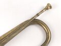 Zaristisches Russland, Signalhorn aus Messing in gutem Gesamtzustand, Länge etwa 45cm