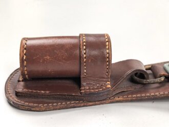 NSDAP Bandolier für einen Fahnenträger einer Ortsgruppenfahne. Hersteller RZM L2/ 2601/39.  Getragenes Stück, ungereinigt
