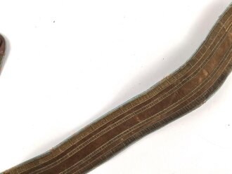 NSDAP Bandolier für einen Fahnenträger einer Ortsgruppenfahne. Hersteller RZM L2/ 2601/39.  Getragenes Stück, ungereinigt