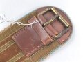 NSDAP Bandolier für einen Fahnenträger einer Ortsgruppenfahne. Hersteller RZM L2/ 2601/39.  Getragenes Stück, ungereinigt