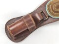 NSDAP Bandolier für einen Fahnenträger einer Ortsgruppenfahne. Hersteller RZM L2/ 2601/39.  Getragenes Stück, ungereinigt