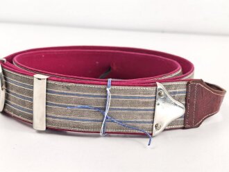 Bayern, Paradebandolier für Offiziere der Kavallerie. Ungetragenes, farbfrisches Stück