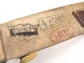 Bayern, Kartuschkasten mit Bandolier für Mannschaften der Artillerie. Kammerstück von 1902/ 1907 in sehr gutem Zustand.
