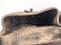 Magazintasche Wehrmacht für K43 Magazine. Gelbes Ersatzmaterial. Deutlich getragenes, ungereinigtes Stück