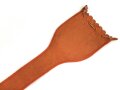 Schutzhülle aus orangebraunem Filz für eine Blankwaffe aus der Zeit des III.Reiches. Gesamtlänge 93cm