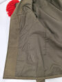 Frankreich Fremdenlegion, Uniformjacke von 1977 eines Angehörigen des 13. Regiments. Der Brustanhänger von Drago, alle Effekten zugehörig , guter Gesamtzustand