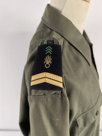 Frankreich Fremdenlegion, Uniformhemd datiert 1983 in gutem Zustand