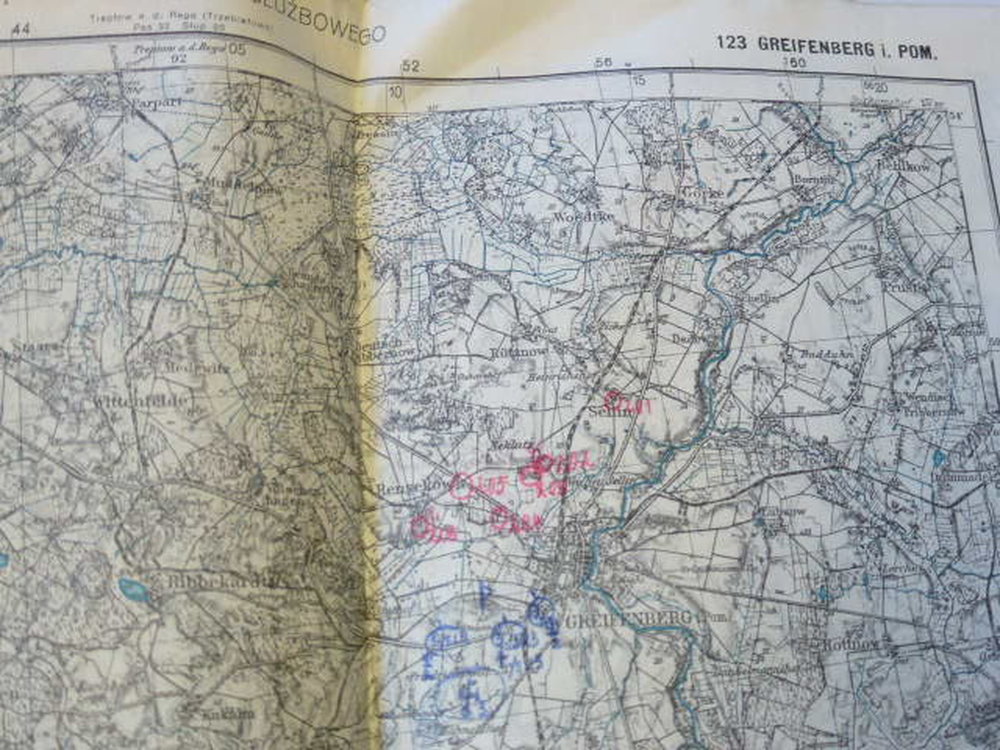 Militärkarten-Set mit Lageberichten, 1941, Polen ... Militärkarten-Set mit Lageberichten, 1941, Polen ...